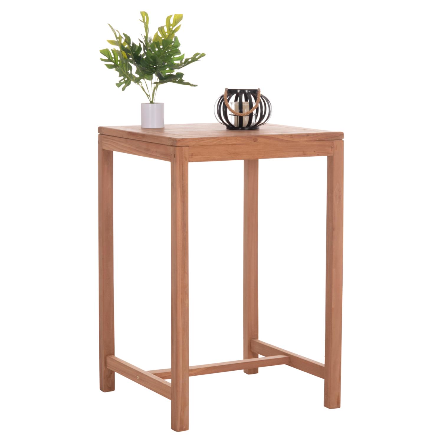Τραπέζι Μπάρ Τετράγωνο PRESSCOT C18113 Ξύλο Teak Φυσικό 70x70x105Υ εκ. Τραπέζι Μπάρ Τετράγωνο PRESSCOT C18113 Ξύλο Teak Φυσικό 70x70x105Υ εκ.