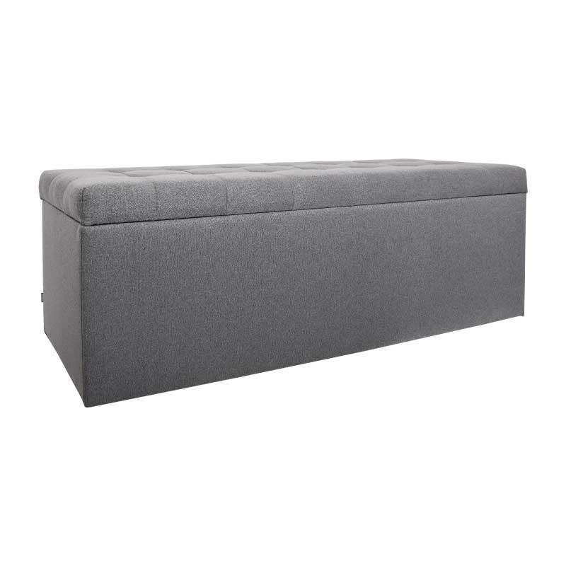 Ταμπουρέ με Αποθηκευτικό Χώρο 90 Fylliana Γκρί 130x50x46 εκ. Ταμπουρέ με Αποθηκευτικό Χώρο 90 Fylliana Γκρί 130x50x46 εκ.