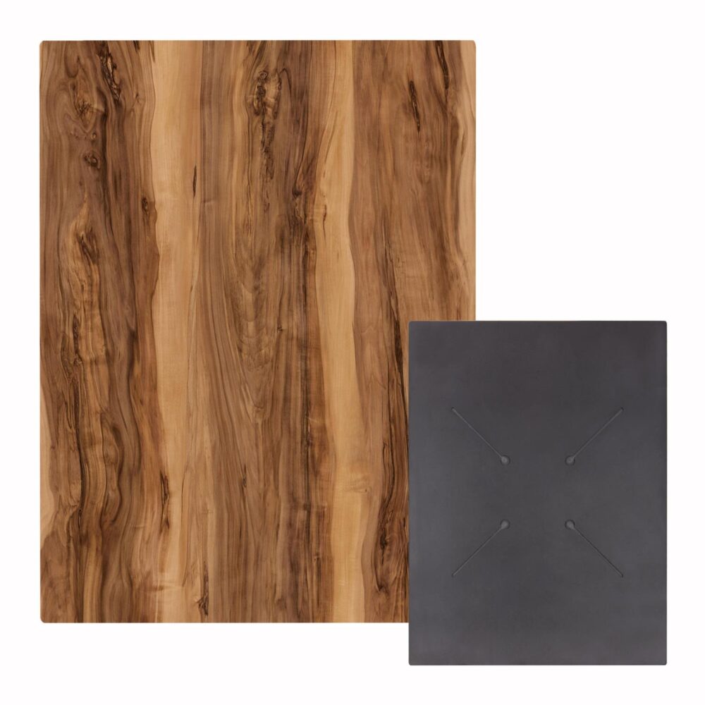 Επιφάνεια Τραπεζιού C6350.30 HPL Ορθογώνια Indian Sheesham 60x80εκ.