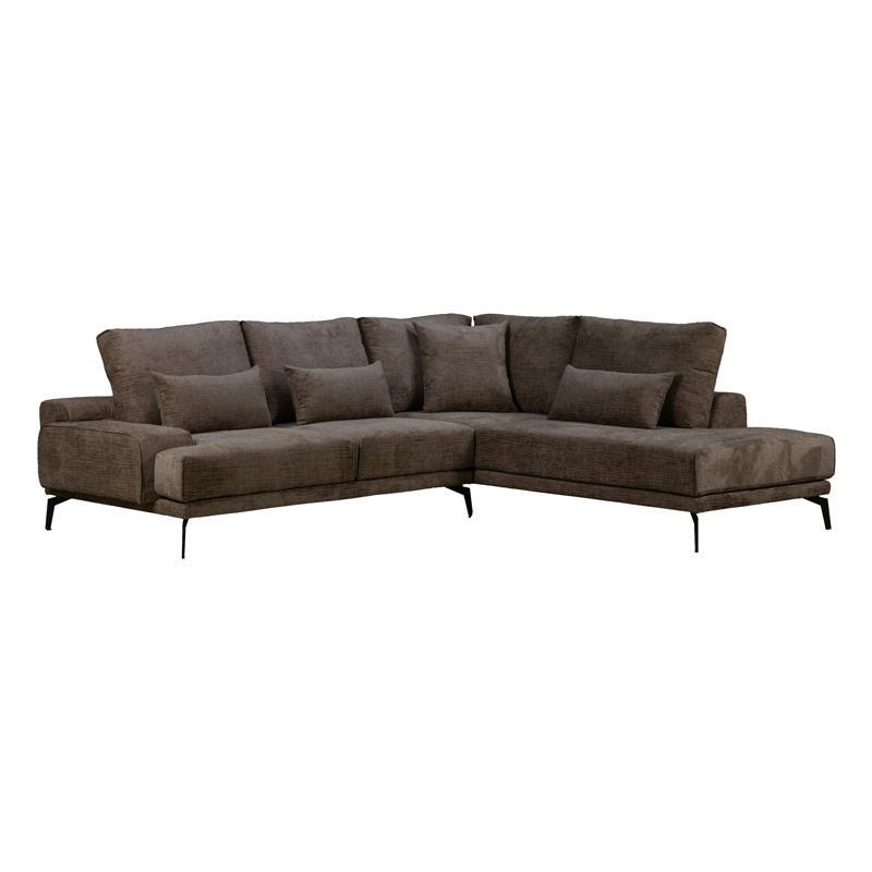 Γωνιακός Καναπές Cristina Fylliana Δεξιά Γωνία Καφέ 300x230x92 εκ. Γωνιακός Καναπές Cristina Fylliana Δεξιά Γωνία Καφέ 300x230x92 εκ.