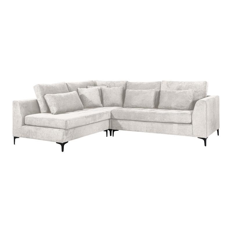 Γωνιακός Καναπές Albert Fylliana Ivory 280x220x96 εκ.