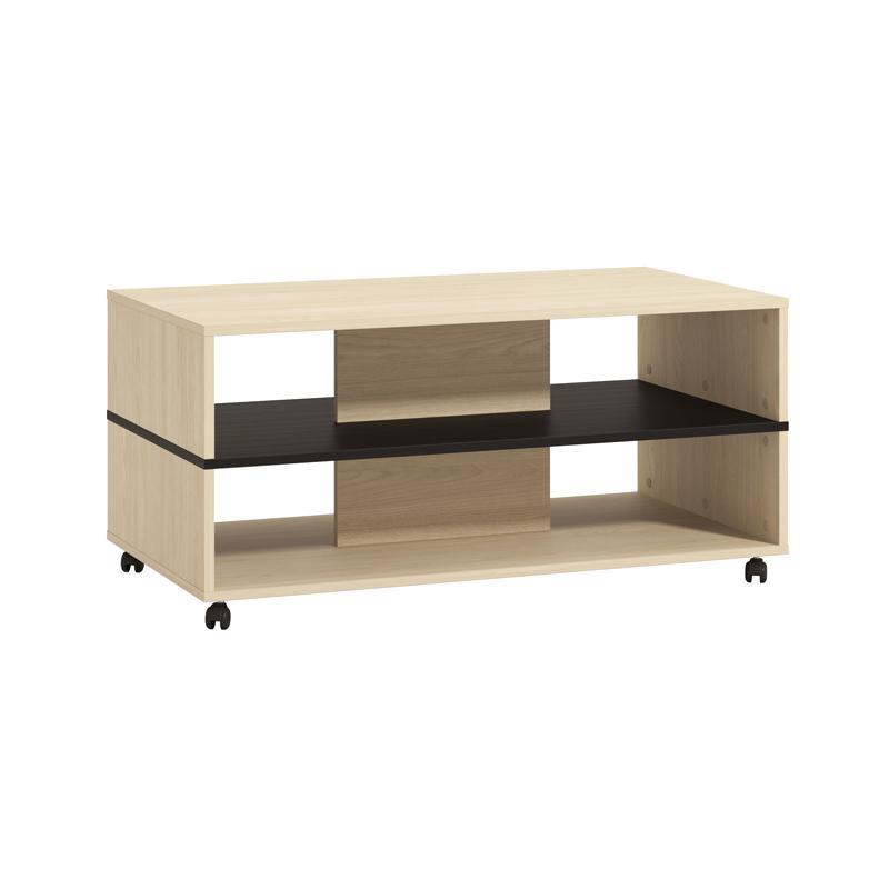 Τραπεζάκι σαλονιού SAVIO σε Light Port Oak - Μαύρο 101x55x48εκ. Τραπεζάκι σαλονιού SAVIO σε Light Port Oak - Μαύρο 101x55x48εκ.
