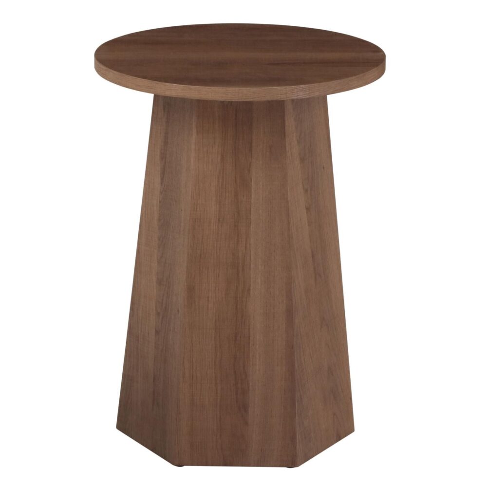 Τραπεζάκι σαλονιού CARPEN C18270 MDF με Επένδυση Paperwood Φ40x55Υεκ.