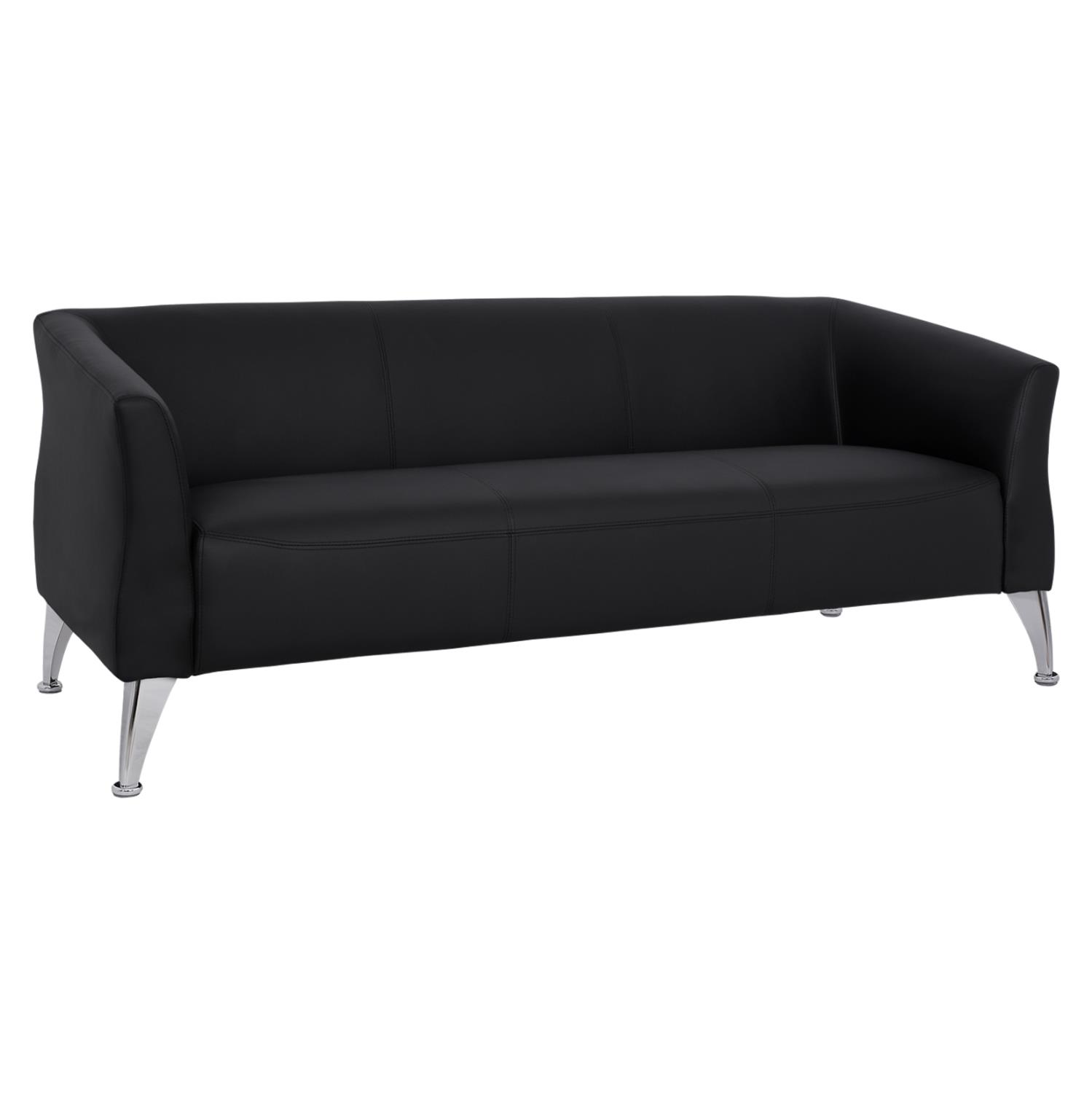 Καναπές Τριθέσιος KIANA με PU Μαύρο 180x75x71 εκ. Καναπές Τριθέσιος KIANA με PU Μαύρο 180x75x71 εκ.