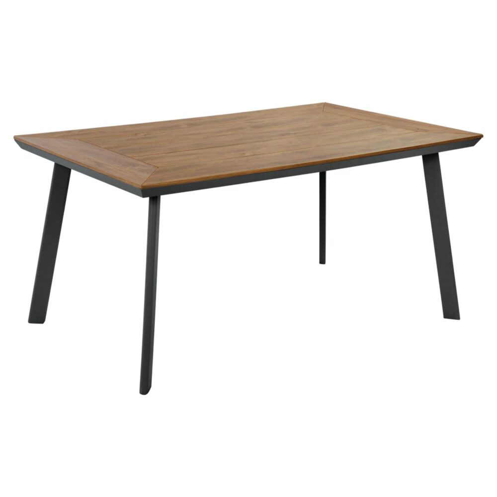 Τραπέζι TABER Αλουμινίου Γκρί με Επιφάνεια Polywood 160x92x72Υ εκ.