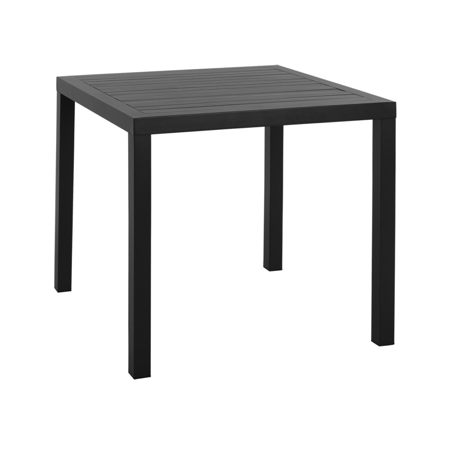 Τραπεζάκι SAHIRA Αλουμινίου Ανθρακί 80x80x75,5Υ εκ. Τραπεζάκι SAHIRA Αλουμινίου Ανθρακί 80x80x75,5Υ εκ.