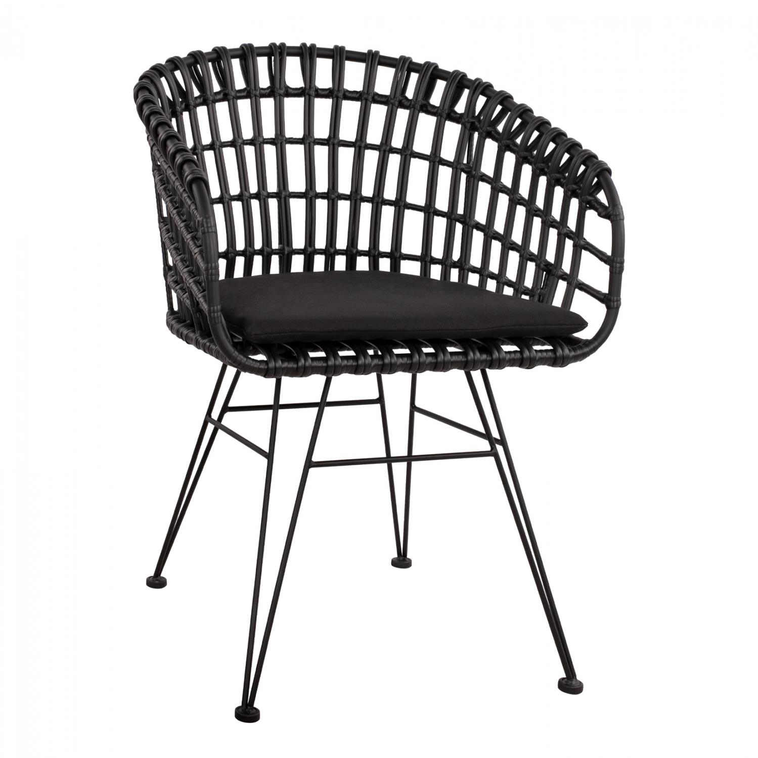 Καρέκλα - Πολυθρόνα ALLEGRA C5456.02 Μεταλλική με Wicker Μαύρο Τύπου Φωλιά 59Χ56,5Χ83Υ εκ. Καρέκλα - Πολυθρόνα ALLEGRA C5456.02 Μεταλλική με Wicker Μαύρο Τύπου Φωλιά 59Χ56,5Χ83Υ εκ.