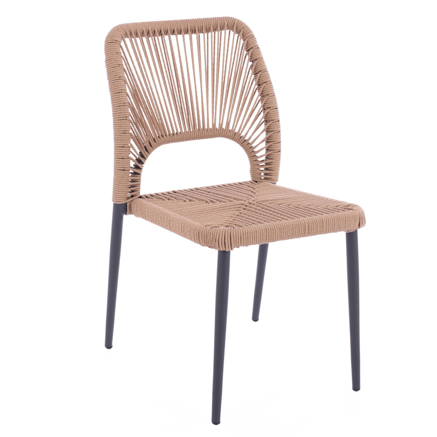 Καρέκλα C5770.02 Αλουμινίου Γκρί με PE Rattan Μπέζ 45x63x82Υ εκ. Καρέκλα C5770.02 Αλουμινίου Γκρί με PE Rattan Μπέζ 45x63x82Υ εκ.