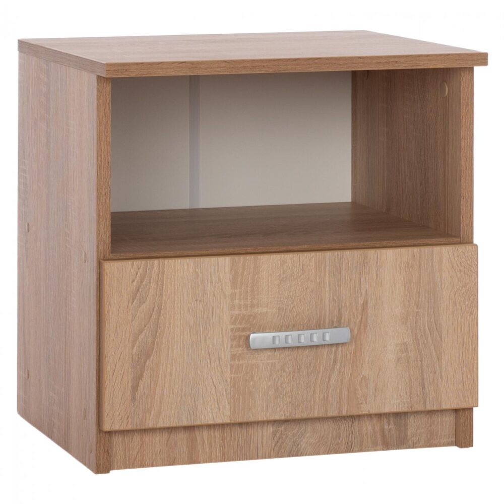 Κομοδίνο ADLER με 1 συρτάρι Sonama Oak 45x40x48 εκ.