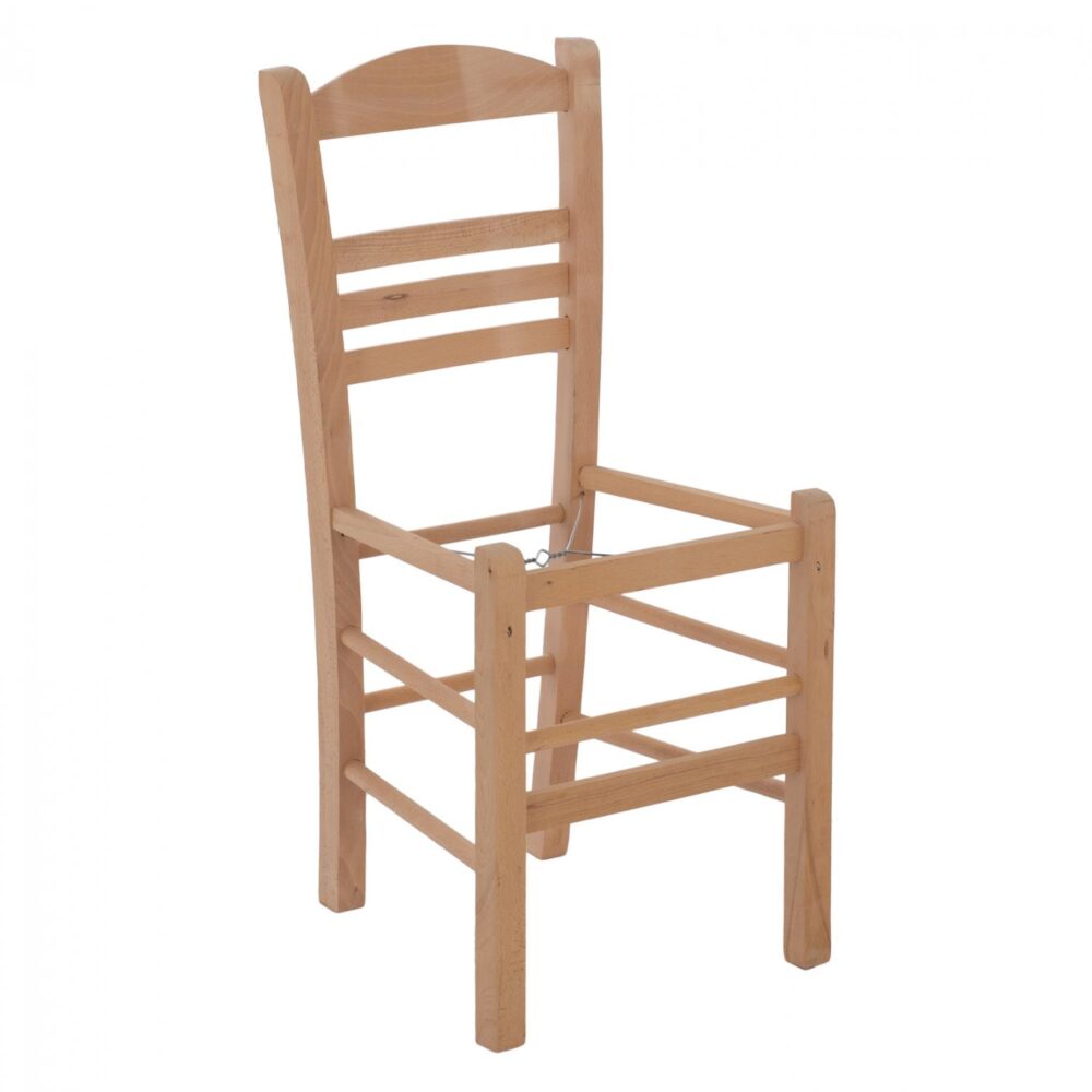 Καρέκλα C5575.02 Επιλοχία Άβαφη Σκελετός 40x40x88 εκ.