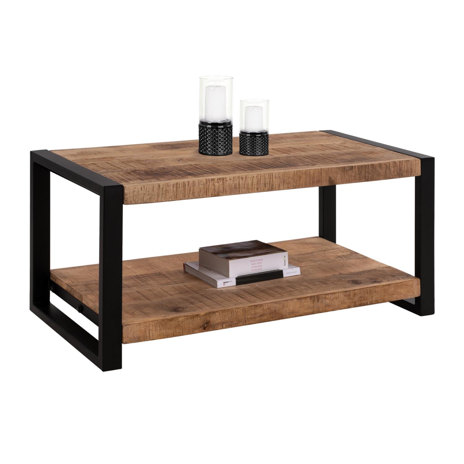 Τραπεζάκι σαλονιού GATLIN από Μασίφ Ξύλο Mango 100x45x45,5Υεκ. Τραπεζάκι σαλονιού GATLIN από Μασίφ Ξύλο Mango 100x45x45,5Υεκ.