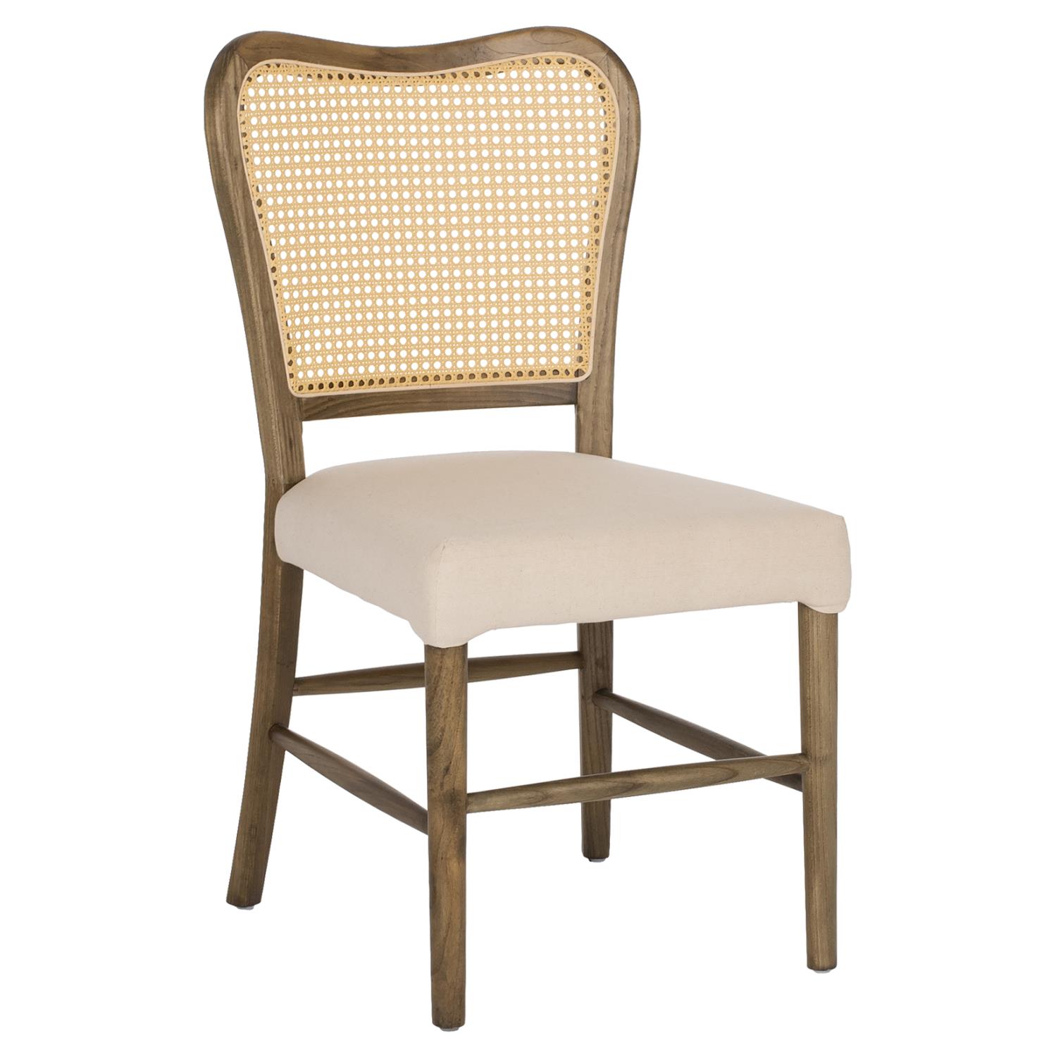 Καρέκλα C9406.04 Ξύλο Toon με Rattan και Ύφασμα 47x52x91,5Υεκ. Καρέκλα C9406.04 Ξύλο Toon με Rattan και Ύφασμα 47x52x91,5Υεκ.