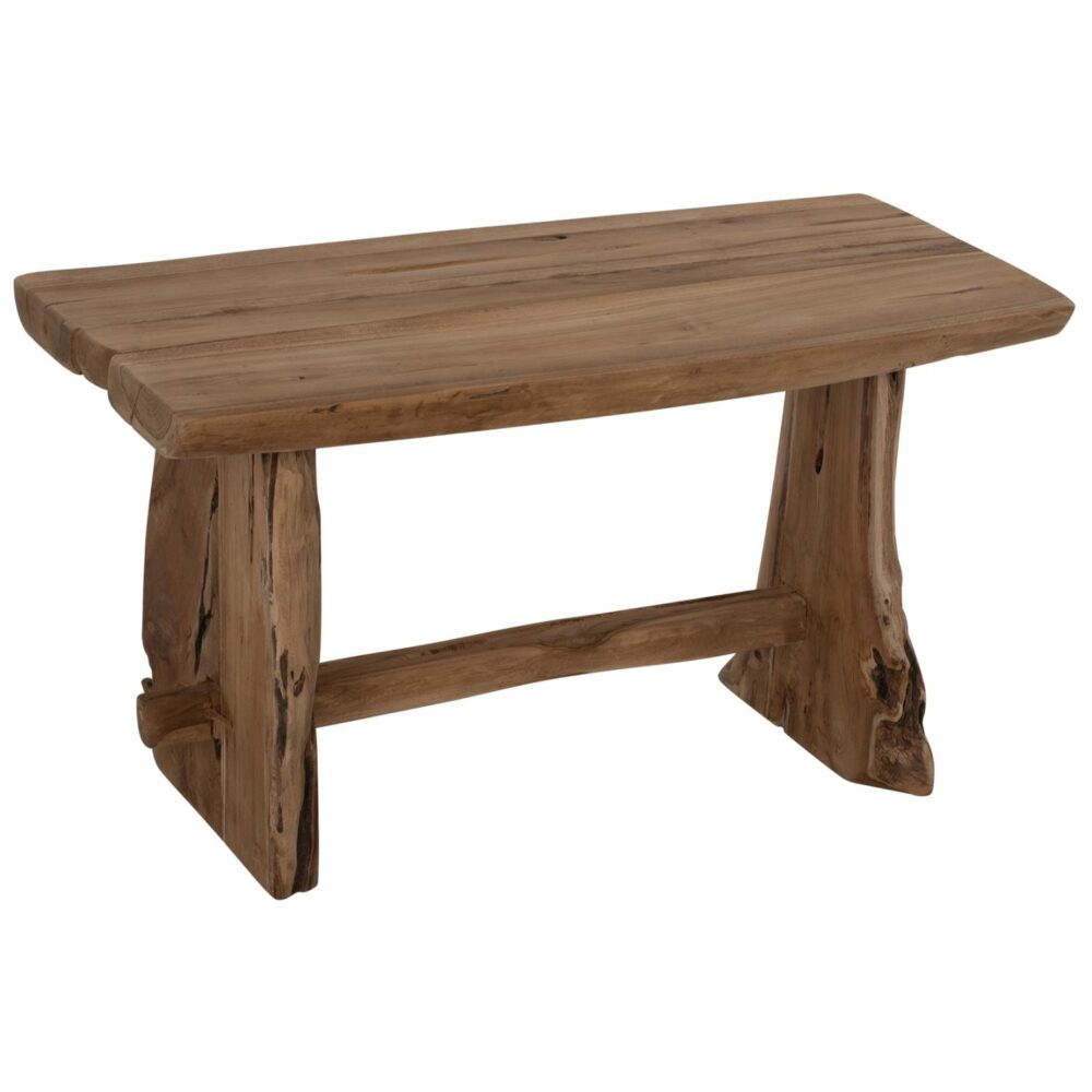 Παγκάκι YEDI C9347 Μασίφ Ξύλο Teak Φυσικό 80x40x44 εκ.