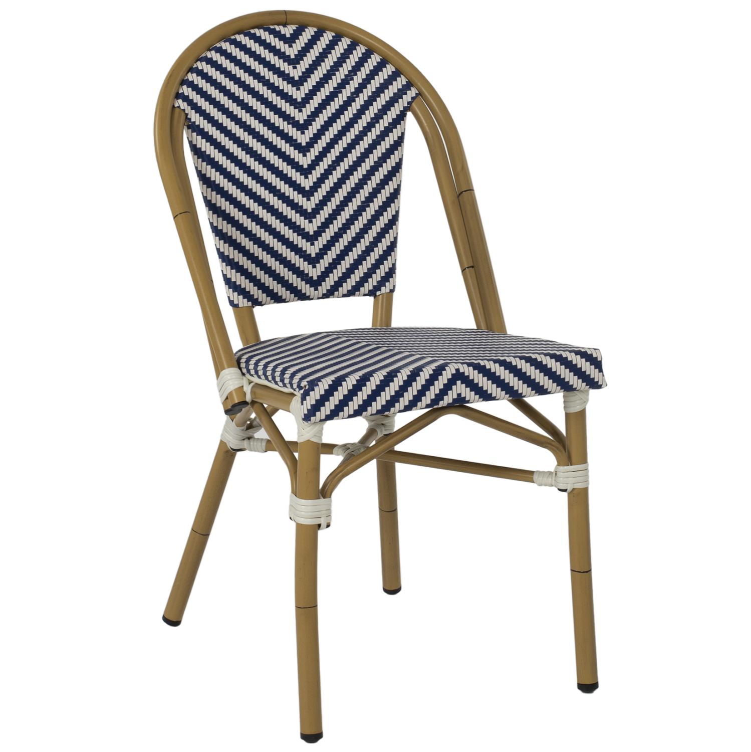 Καρέκλα C5860.02 Bamboo Look Μπλέ - Λευκό 46x56x88Y εκ. Καρέκλα C5860.02 Bamboo Look Μπλέ - Λευκό 46x56x88Y εκ.