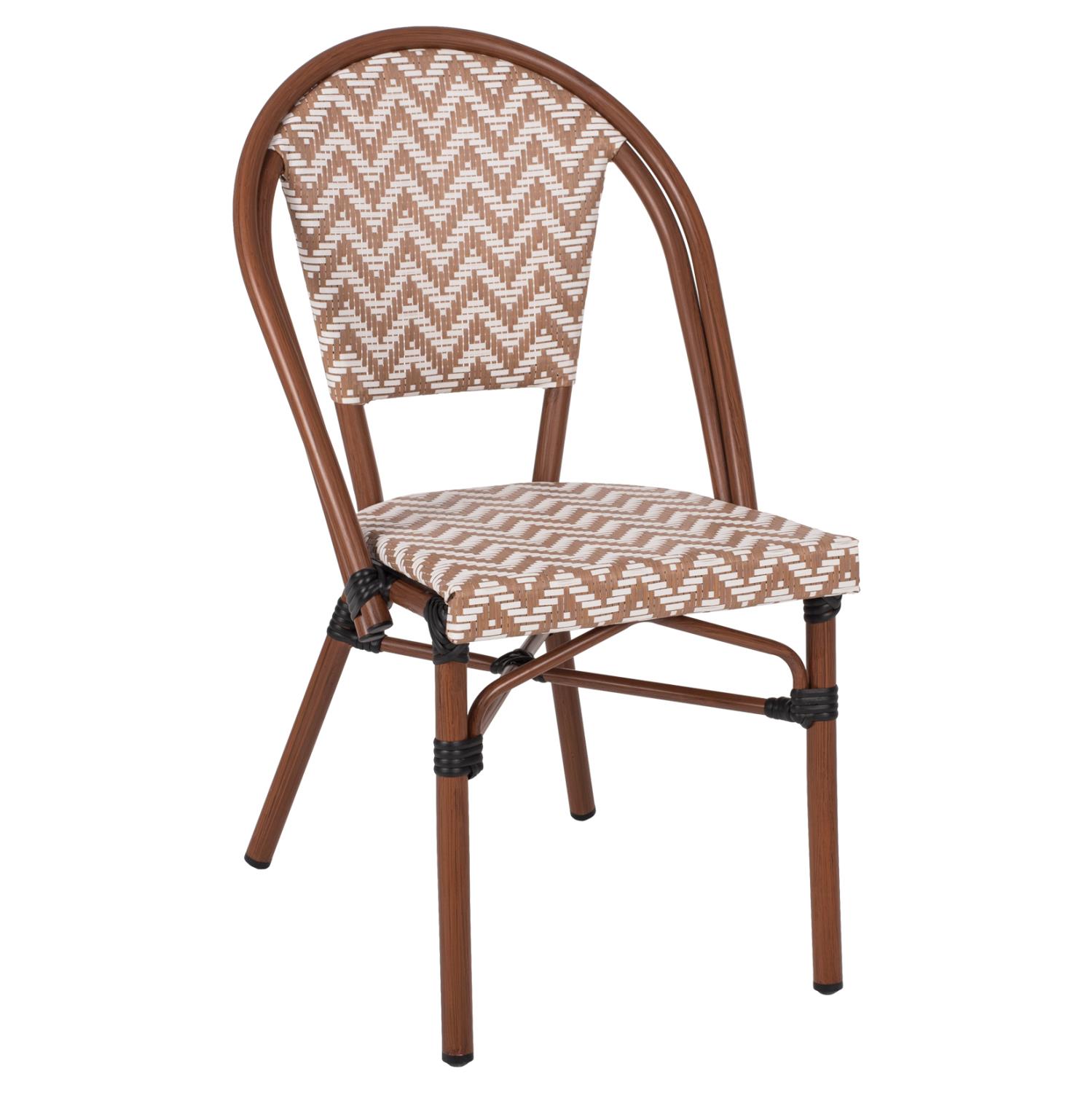 Καρέκλα C5860.03 Bamboo Look σε Καφέ και Μπέζ - Λευκή Επένδυση 50x54x84,5Yεκ. Καρέκλα C5860.03 Bamboo Look σε Καφέ και Μπέζ - Λευκή Επένδυση 50x54x84,5Yεκ.