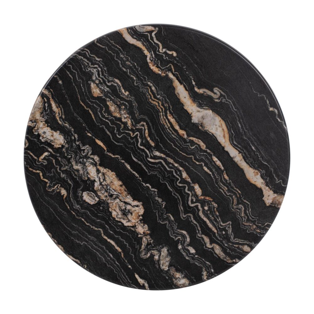 Επιφάνεια Τραπεζιού Werzalit 5787 Black Gold Marble Φ60x2,5 εκ.