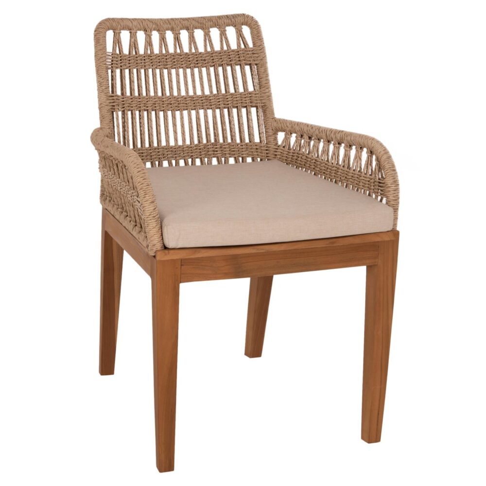Καρέκλα - Πολυθρόνα STARDOM C9760.01 Ξύλο Teak με Σχοινί Φυσικό 57x65x83Yεκ. Καρέκλα - Πολυθρόνα STARDOM C9760.01 Ξύλο Teak με Σχοινί Φυσικό 57x65x83Yεκ.