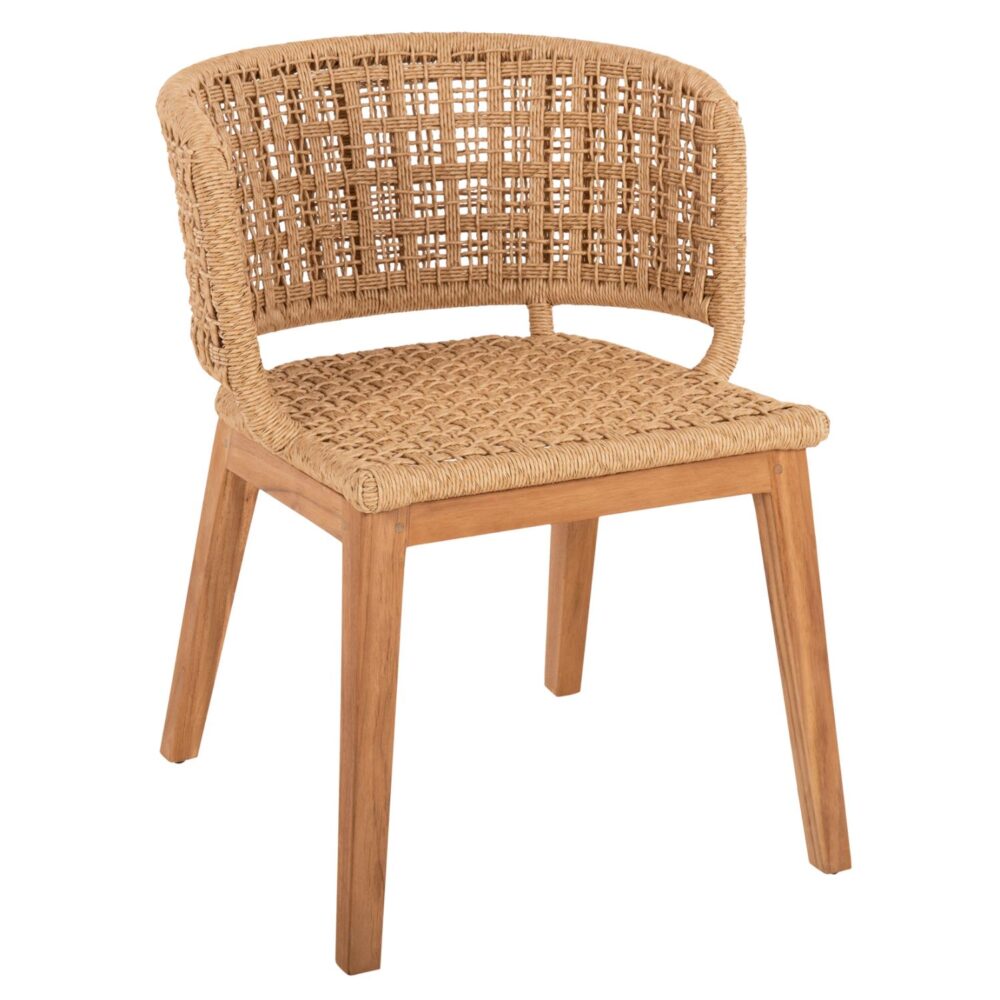 Πολυθρόνα FARLEY Ξύλο Teak και Συνθετικό Σχοινί Φυσικό 58x59x72Yεκ. Πολυθρόνα FARLEY Ξύλο Teak και Συνθετικό Σχοινί Φυσικό 58x59x72Yεκ.