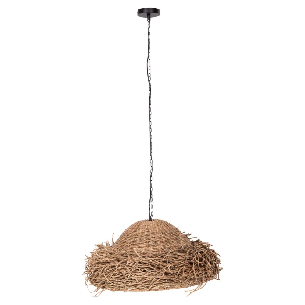 Φωτιστικό Οροφής C4347 Seagrass σε Φυσικό χρώμα Φ72x30-140Υεκ.