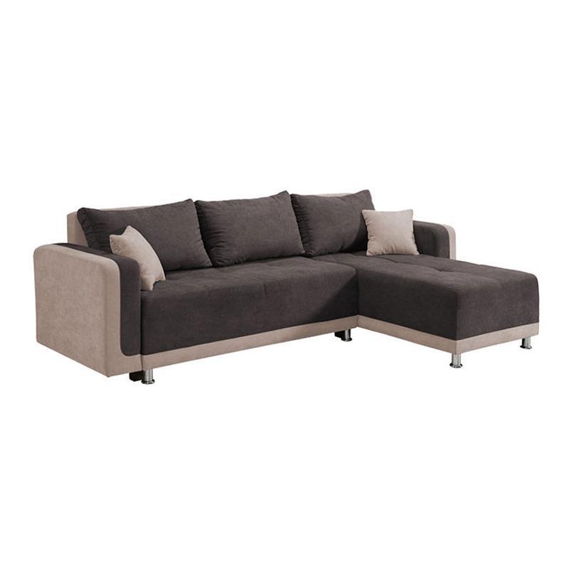 Γωνιακός Καναπές Preston Καφέ - Μπέζ 263x167x83 εκ. Γωνιακός Καναπές Preston Καφέ - Μπέζ 263x167x83 εκ.