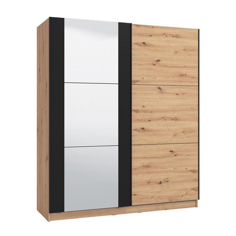 Ντουλάπα Sardinia 180 OG Artisan Oak - Μαύρο 179x62.5x210 εκ. Ντουλάπα Sardinia 180 OG Artisan Oak - Μαύρο 179x62.5x210 εκ.