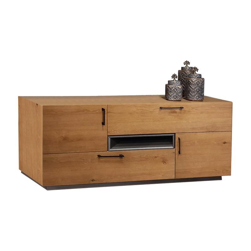 Μπουφές Malibu με Καπλαμά Δρυός Ρουστίκ 180x42x83 εκ. Μπουφές Malibu με Καπλαμά Δρυός Ρουστίκ 180x42x83 εκ.