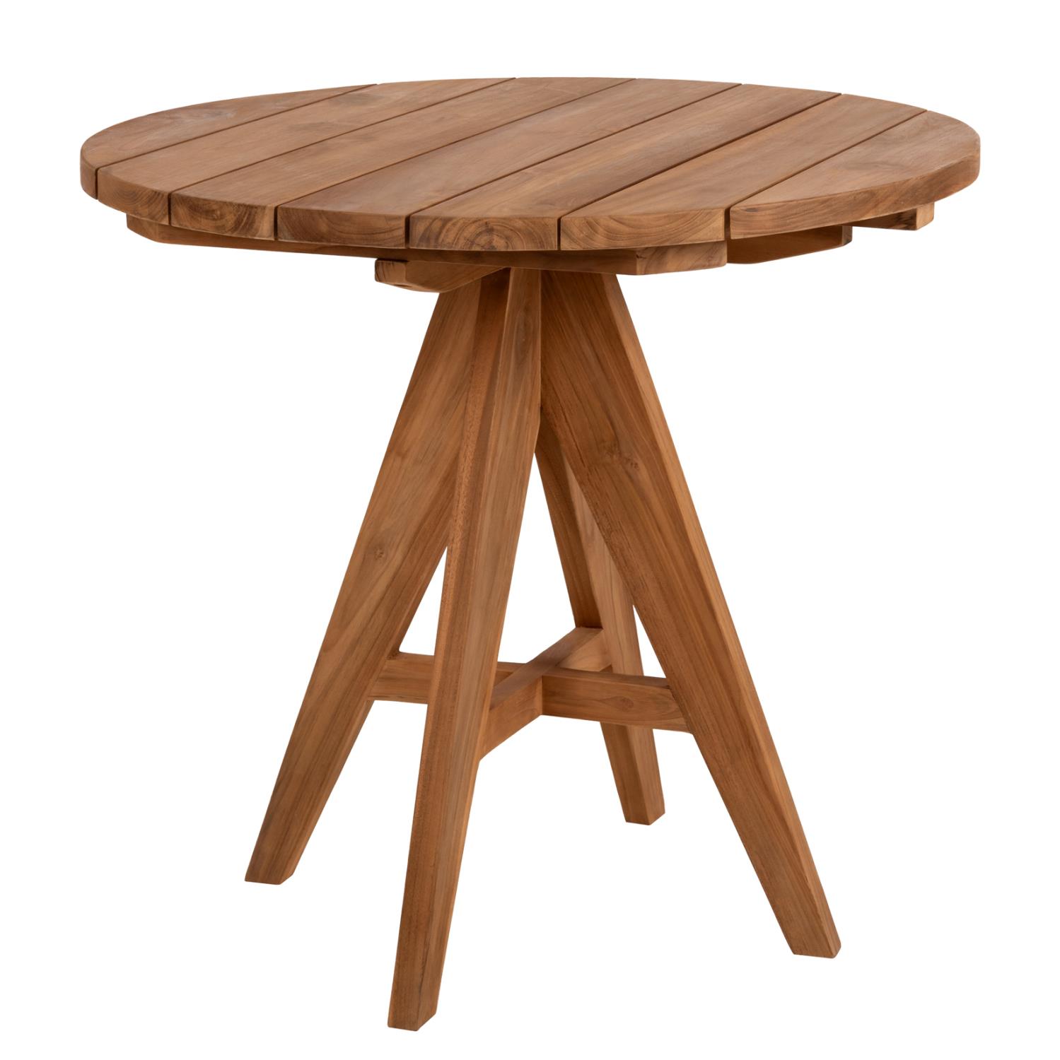 Τραπέζι LEO C9623.11 Στρόγγυλο απο Μασίφ Ξύλο TEAK Φυσικό Φ80x75Υεκ. Τραπέζι LEO C9623.11 Στρόγγυλο απο Μασίφ Ξύλο TEAK Φυσικό Φ80x75Υεκ.