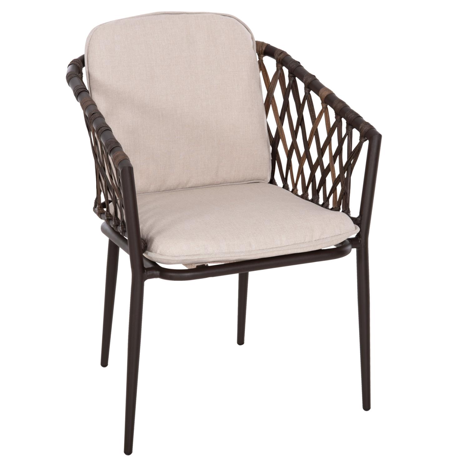 Καρέκλα - Πολυθρόνα BOLLY C6080 Καφέ Συνθετικό Rattan με Μπέζ Μαξιλάρια 58,5x67x86Υεκ Καρέκλα - Πολυθρόνα BOLLY C6080 Καφέ Συνθετικό Rattan με Μπέζ Μαξιλάρια 58,5x67x86Υεκ