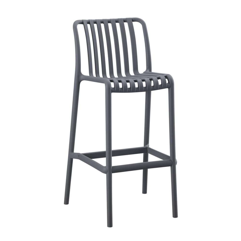 Σκαμπό Μπαρ CONVEE C6098.03 Γκρί Πολυπροπυλενίου 38,5x49,5x102Υεκ.