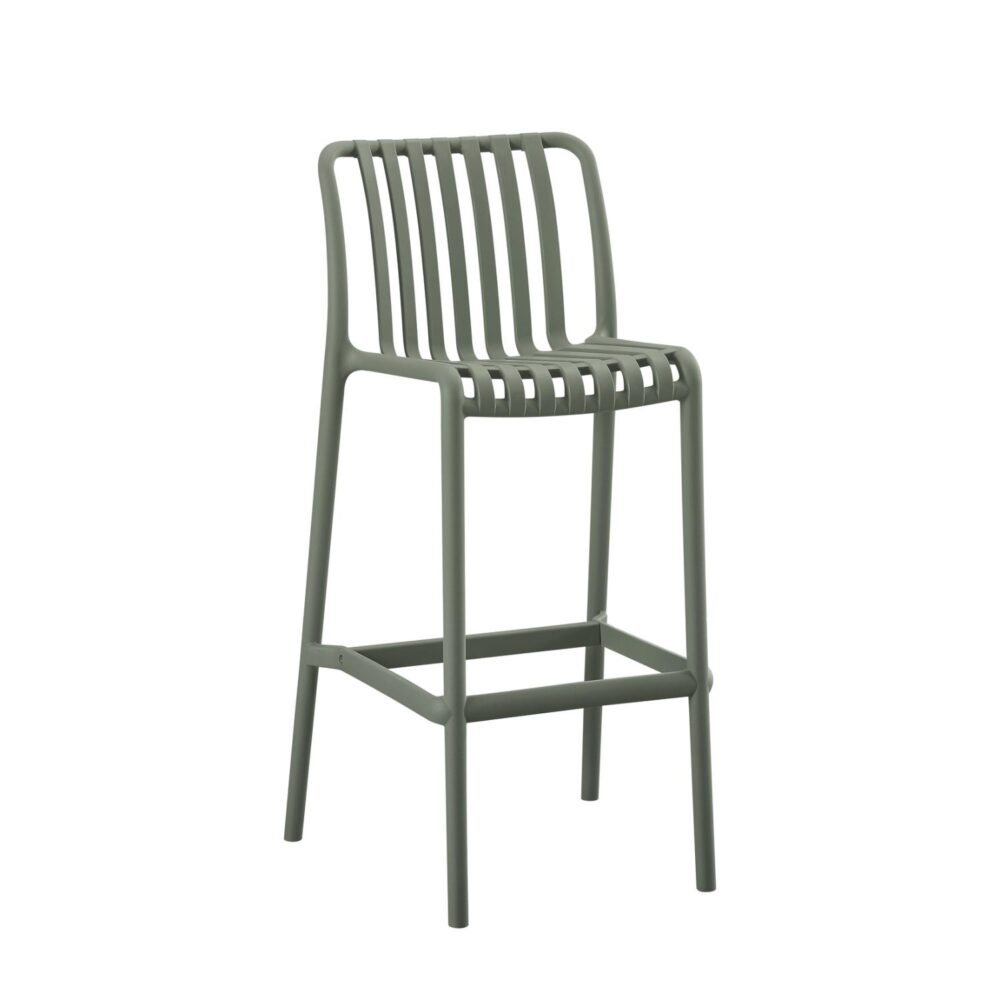 Σκαμπό Μπαρ CONVEE C6098.07 Dark Olive Πολυπροπυλενίου 38,5x49,5x102Υεκ.