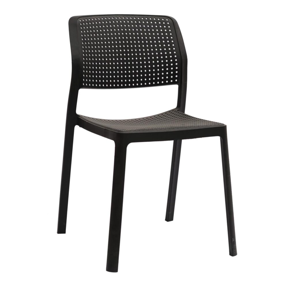 Καρέκλα COMFEE C6101.02 Πολυπροπυλενίου Μαύρη 41x57x82Υ εκ.