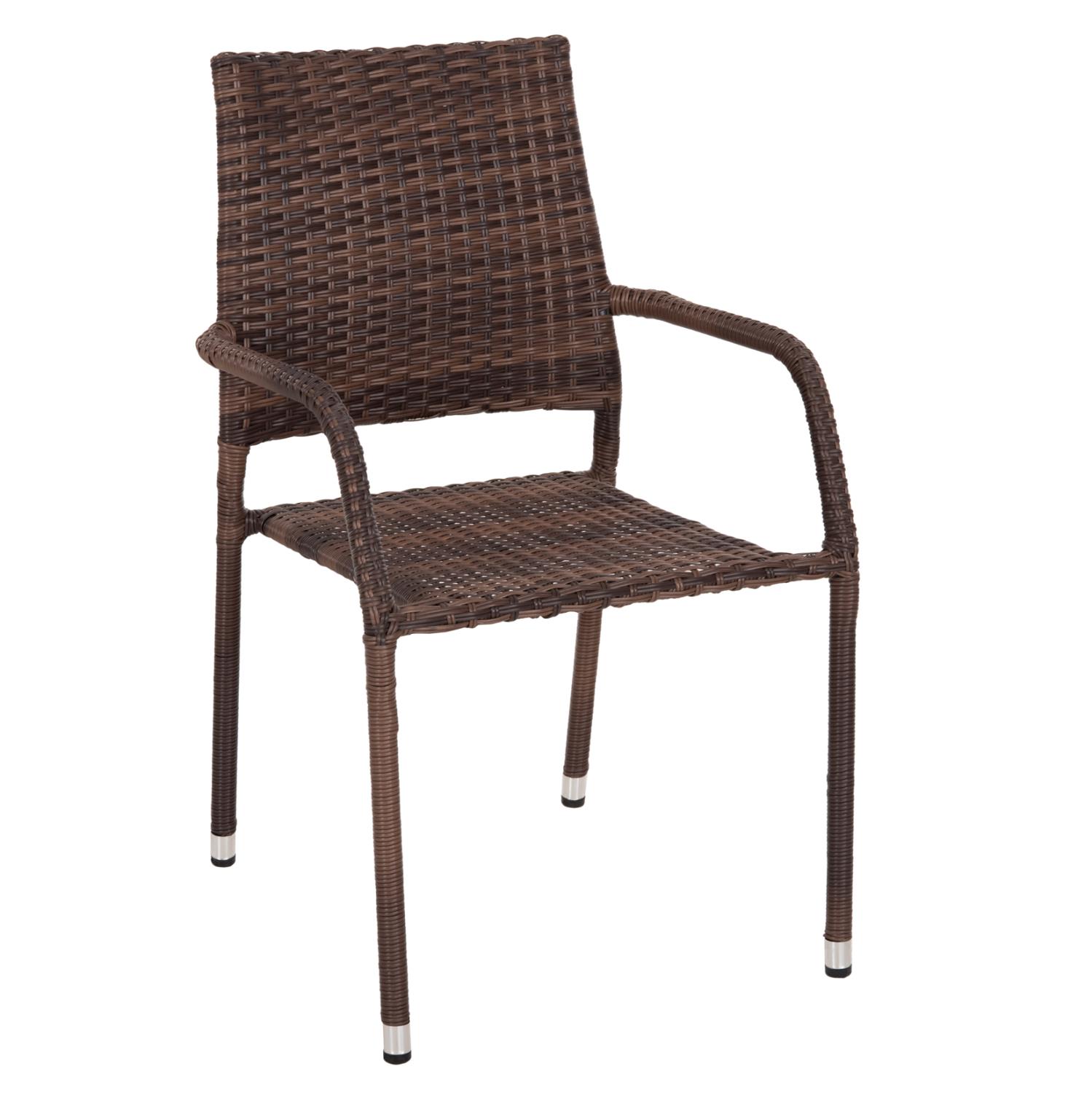 Καρέκλα - Πολυθρόνα MORNER C6074.01 Μεταλλική με Καφέ Rattan 55x58x87Υ εκ. Καρέκλα - Πολυθρόνα MORNER C6074.01 Μεταλλική με Καφέ Rattan 55x58x87Υ εκ.