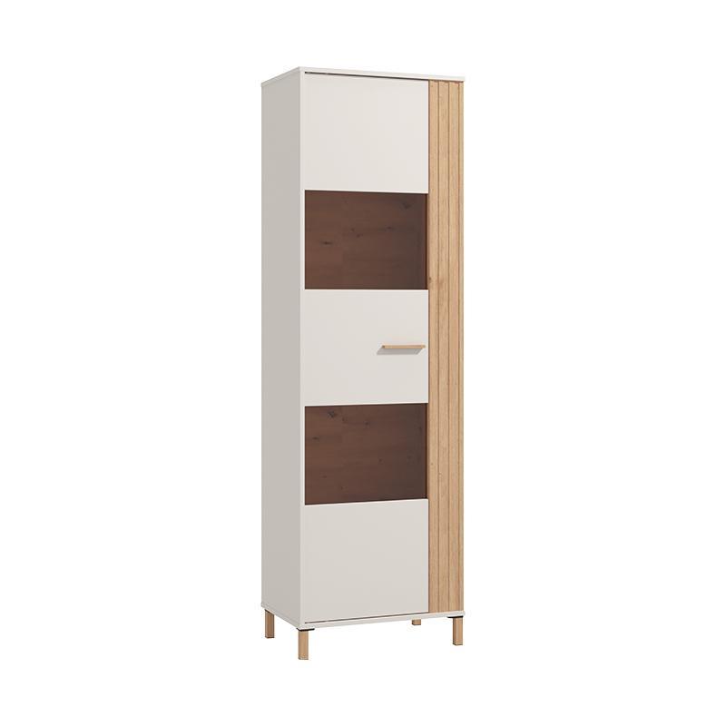 Βιτρίνα Μονόφυλλη Belfort 1K VS1 Cashmere - Artisan Oak 60x40x193εκ Βιτρίνα Μονόφυλλη Belfort 1K VS1 Cashmere - Artisan Oak 60x40x193εκ
