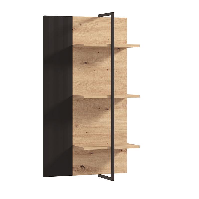 Ράφι τοίχου Vandea ZP3P Artisan Oak - Mαύρο Μάτ 58x19x105 εκ. Ράφι τοίχου Vandea ZP3P Artisan Oak - Mαύρο Μάτ 58x19x105 εκ.