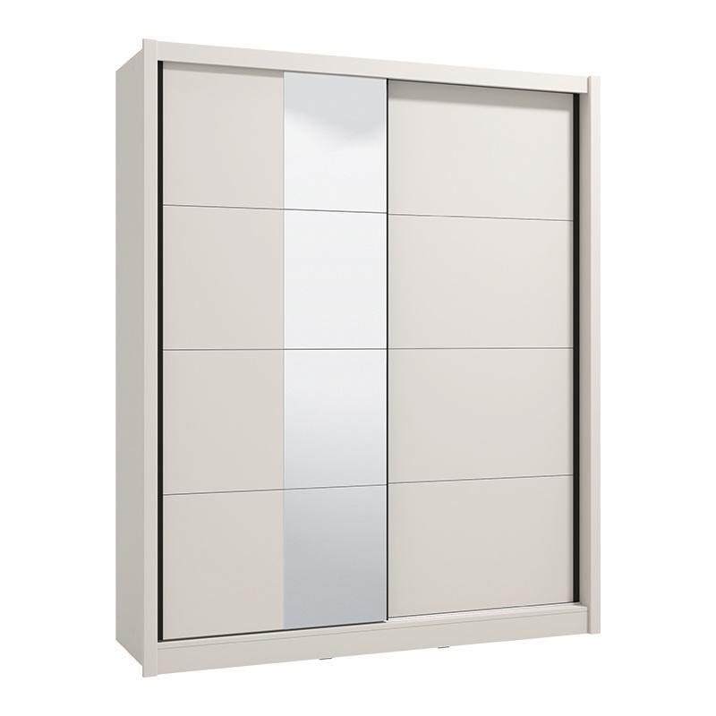 Ντουλάπα με Καθρέφτη Albi 180 Cashmere 180x60x216 εκ. Ντουλάπα με Καθρέφτη Albi 180 Cashmere 180x60x216 εκ.