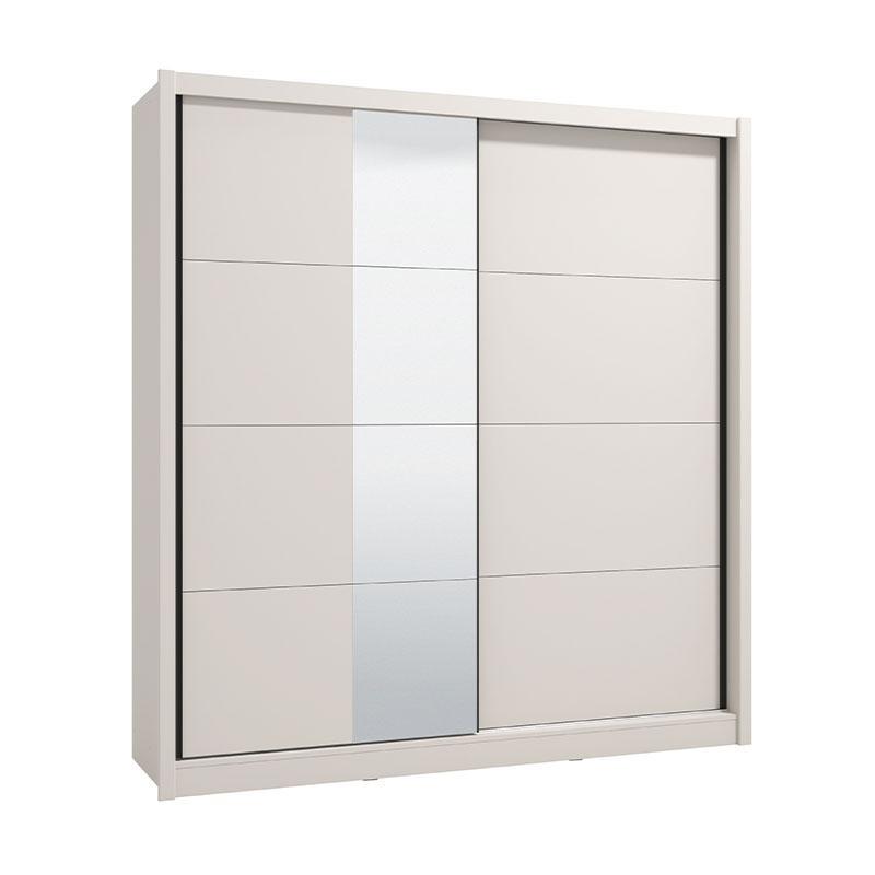 Ντουλάπα με Καθρέφτη Albi 205 Cashmere 205x60x216 εκ. Ντουλάπα με Καθρέφτη Albi 205 Cashmere 205x60x216 εκ.