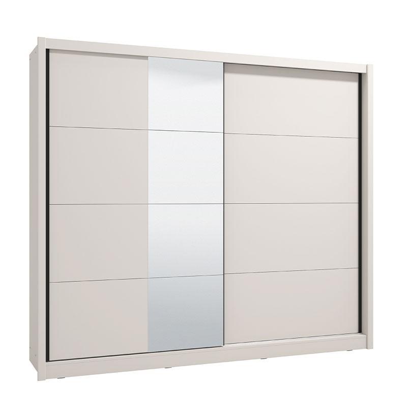Ντουλάπα με Καθρέφτη Albi 245 Cashmere 245x60x216 εκ. Ντουλάπα με Καθρέφτη Albi 245 Cashmere 245x60x216 εκ.