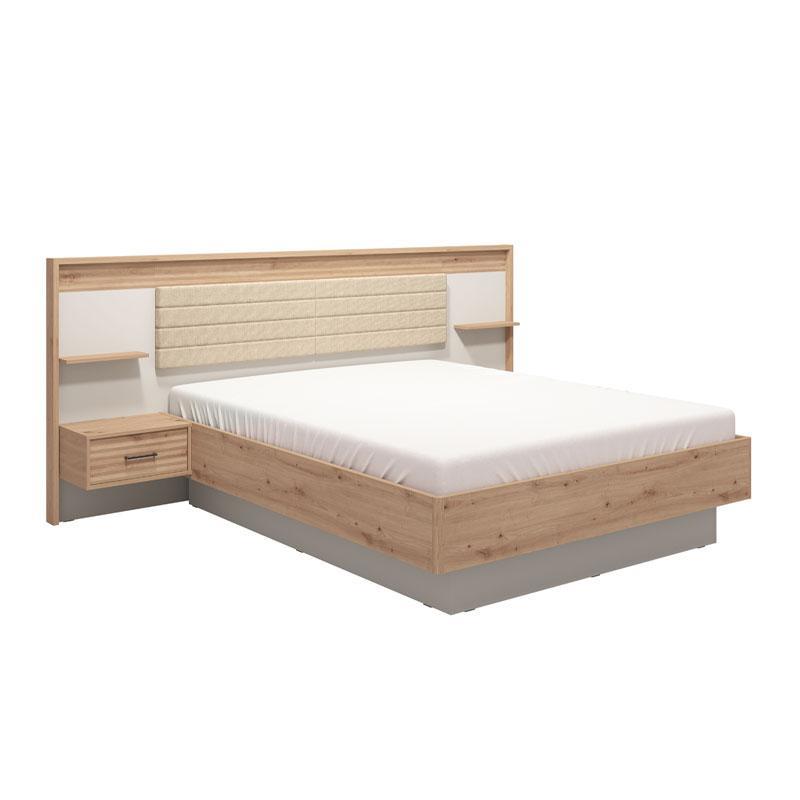Ξύλινο Κρεβάτι Modena 160 Plus Artisan - Cashmere - Artisan Matt Μπέζ 160x200 εκ. Ξύλινο Κρεβάτι Modena 160 Plus Artisan - Cashmere - Artisan Matt Μπέζ 160x200 εκ.