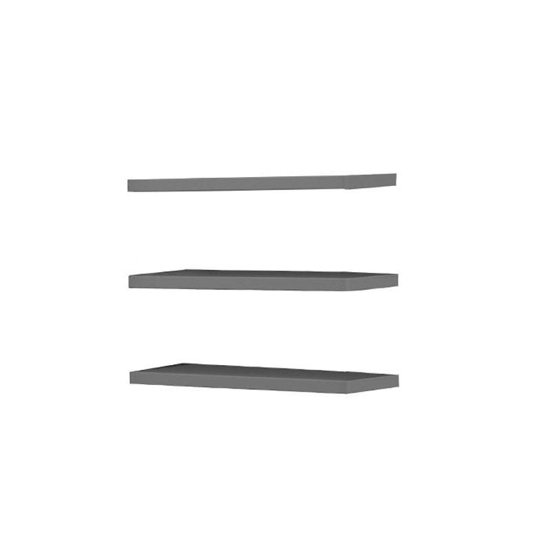 Σετ Ράφια Pg3 w150 h217 Γκρί Γραφίτης 71x47x5 εκ. Σετ Ράφια Pg3 w150 h217 Γκρί Γραφίτης 71x47x5 εκ.