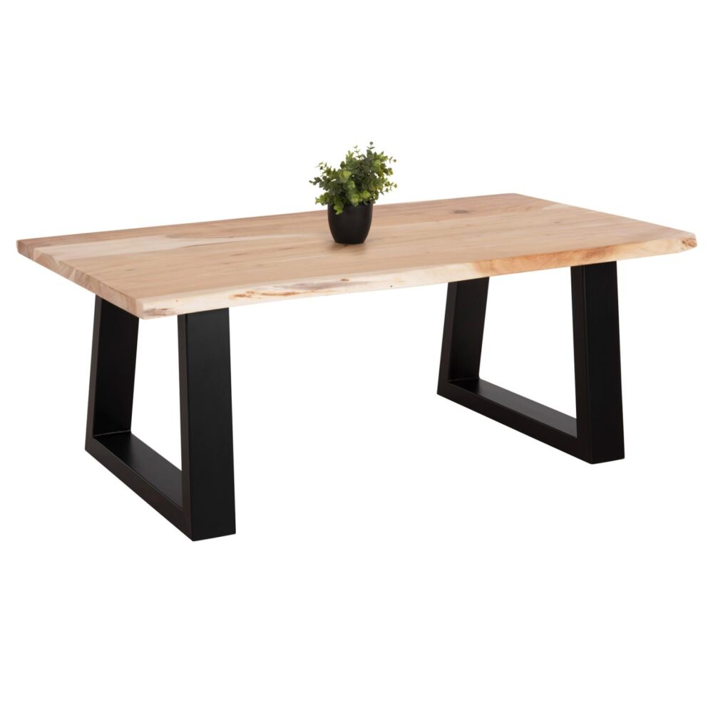 Τραπεζάκι σαλονιού SOFIA SLIM C8502.21 απο Μασίφ Ξύλο Ακακίας σε Ανοιχτό Φυσικό 115x65x41Υεκ.