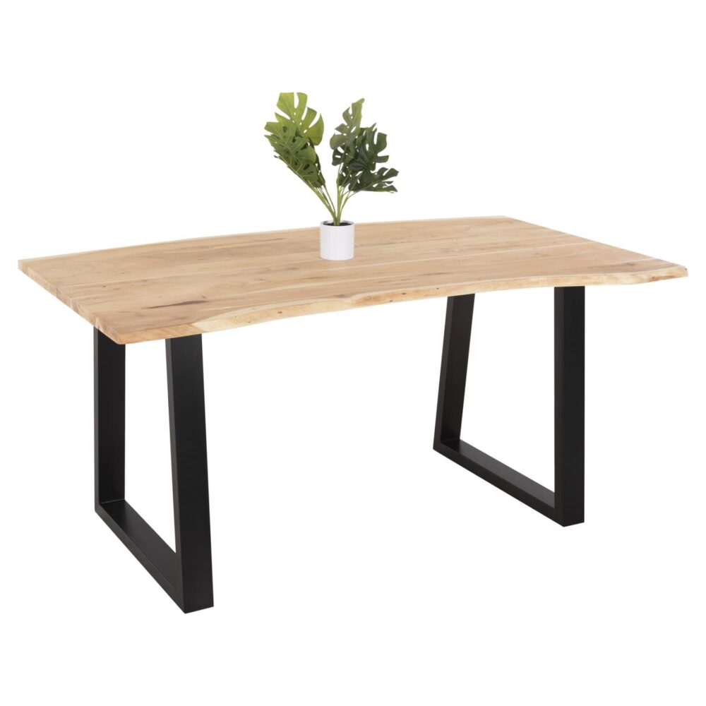 Τραπέζι τραπεζαρίας SOFIA SLIM C8500.21 απο Μασίφ Ξύλο Ακακίας 160x92x78Υεκ.