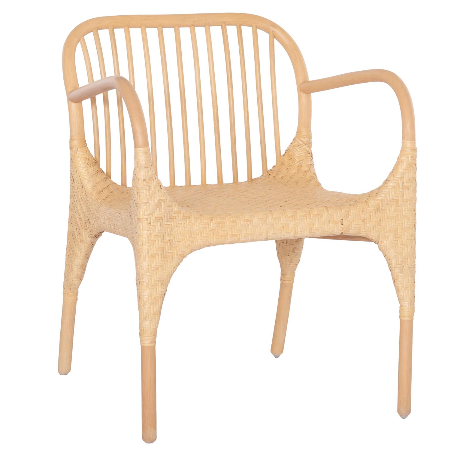 Πολυθρόνα Τραπεζαρίας GIBBON Φυσικό Rattan 62x55x82Υεκ. Πολυθρόνα Τραπεζαρίας GIBBON Φυσικό Rattan 62x55x82Υεκ.