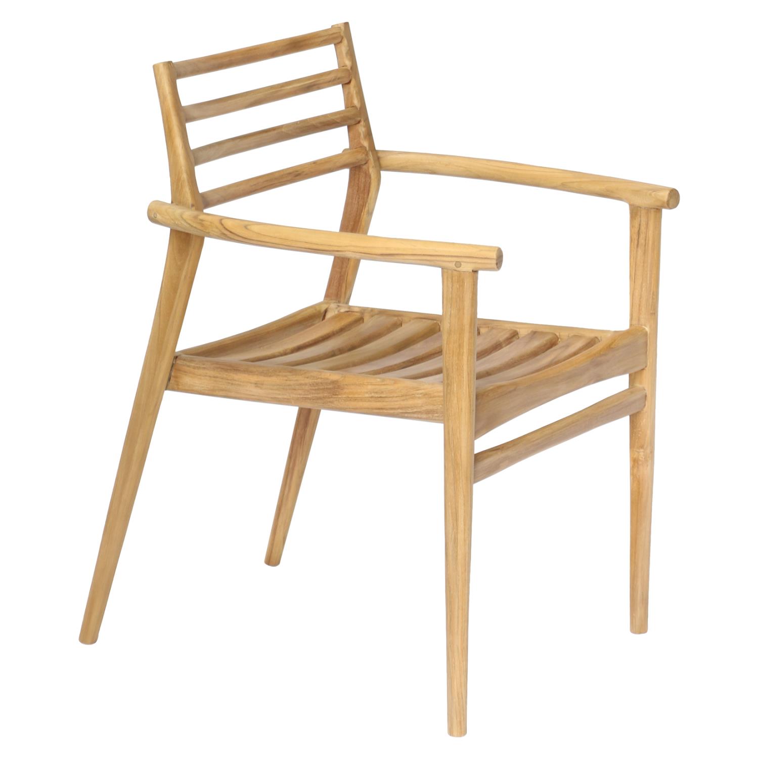 Πολυθρόνα MOOSEN Μασίφ Ξύλο Teak Φυσικό 59x60x78,5Υ εκ. Πολυθρόνα MOOSEN Μασίφ Ξύλο Teak Φυσικό 59x60x78,5Υ εκ.