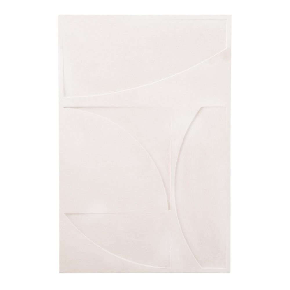 Πίνακας C4506 σειρά Santorini MDF σε Υπόλευκο χρώμα 80x4(πάχος)x120Υεκ.