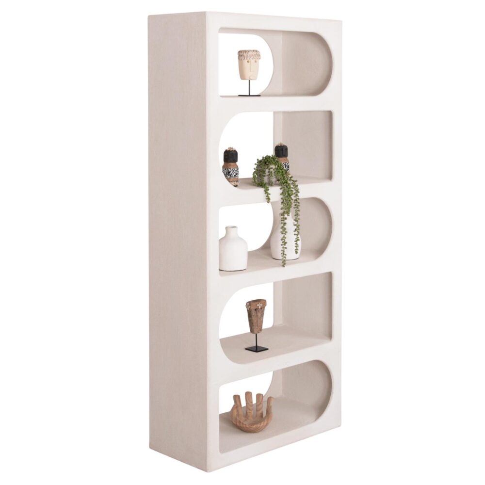 ΒΙΒΛΙΟΘΗΚΗ ΣΕΙΡΑ SANTORINI  MDF ΣΕ ΥΠΟΛΕΥΚΟ ΧΡΩΜΑ 80x38x180Yεκ. ΒΙΒΛΙΟΘΗΚΗ ΣΕΙΡΑ SANTORINI  MDF ΣΕ ΥΠΟΛΕΥΚΟ ΧΡΩΜΑ 80x38x180Yεκ.