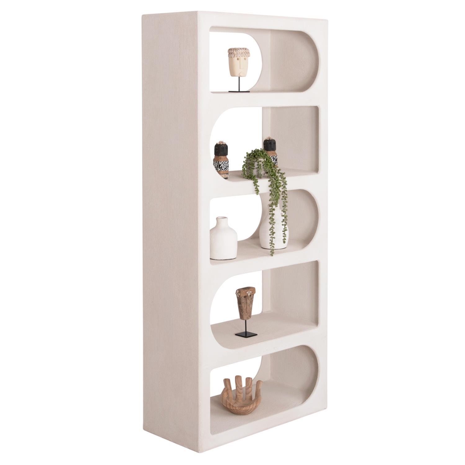 ΒΙΒΛΙΟΘΗΚΗ ΣΕΙΡΑ SANTORINI  MDF ΣΕ ΥΠΟΛΕΥΚΟ ΧΡΩΜΑ 80x38x180Yεκ. ΒΙΒΛΙΟΘΗΚΗ ΣΕΙΡΑ SANTORINI  MDF ΣΕ ΥΠΟΛΕΥΚΟ ΧΡΩΜΑ 80x38x180Yεκ.
