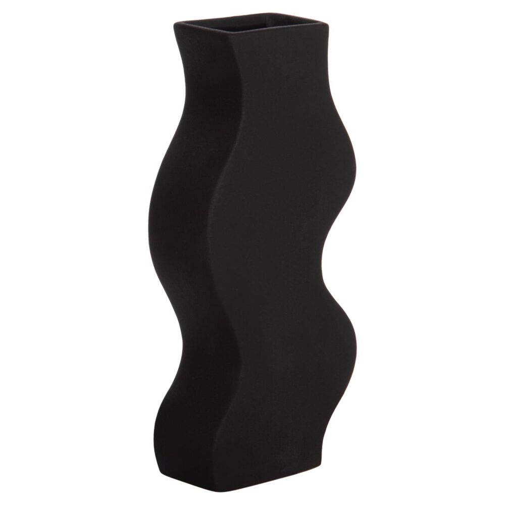 ΕΠΙΤΡΑΠΕΖΙΟ ΚΕΡΑΜΙΚΟ ΔΙΑΚΟΣΜΗΤΙΚΟ ΣΕΙΡΑ GLAΖΕ  ΜΑΥΡΟ ΜΑΤ 13x6x30Υεκ