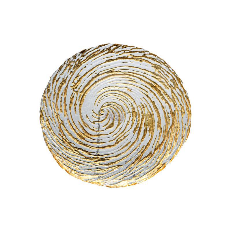 ΓΥΑΛΙΝΗ ΣΤΡΟΓΓΥΛΗ ΠΙΑΤΕΛΑ Fylliana FL26 ΧΡΥΣΟ ΧΡΩΜΑ 26εκ ΓΥΑΛΙΝΗ ΣΤΡΟΓΓΥΛΗ ΠΙΑΤΕΛΑ Fylliana FL26 ΧΡΥΣΟ ΧΡΩΜΑ 26εκ