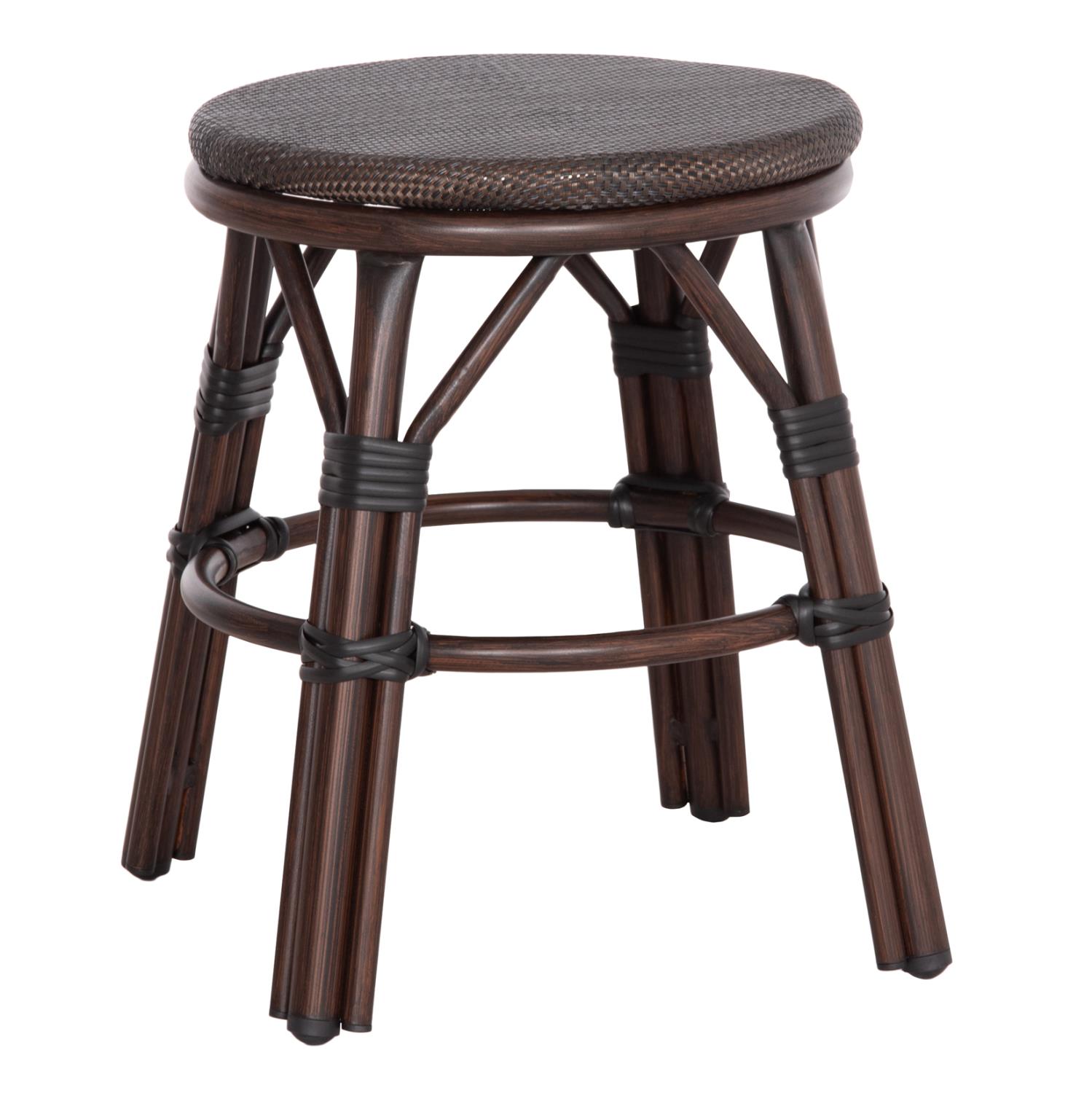 Σκαμπό CHINO C6285.01 Καφέ Αλουμινίου Bamboo Look με Textilene Φ36x46Υ εκ. Σκαμπό CHINO C6285.01 Καφέ Αλουμινίου Bamboo Look με Textilene Φ36x46Υ εκ.