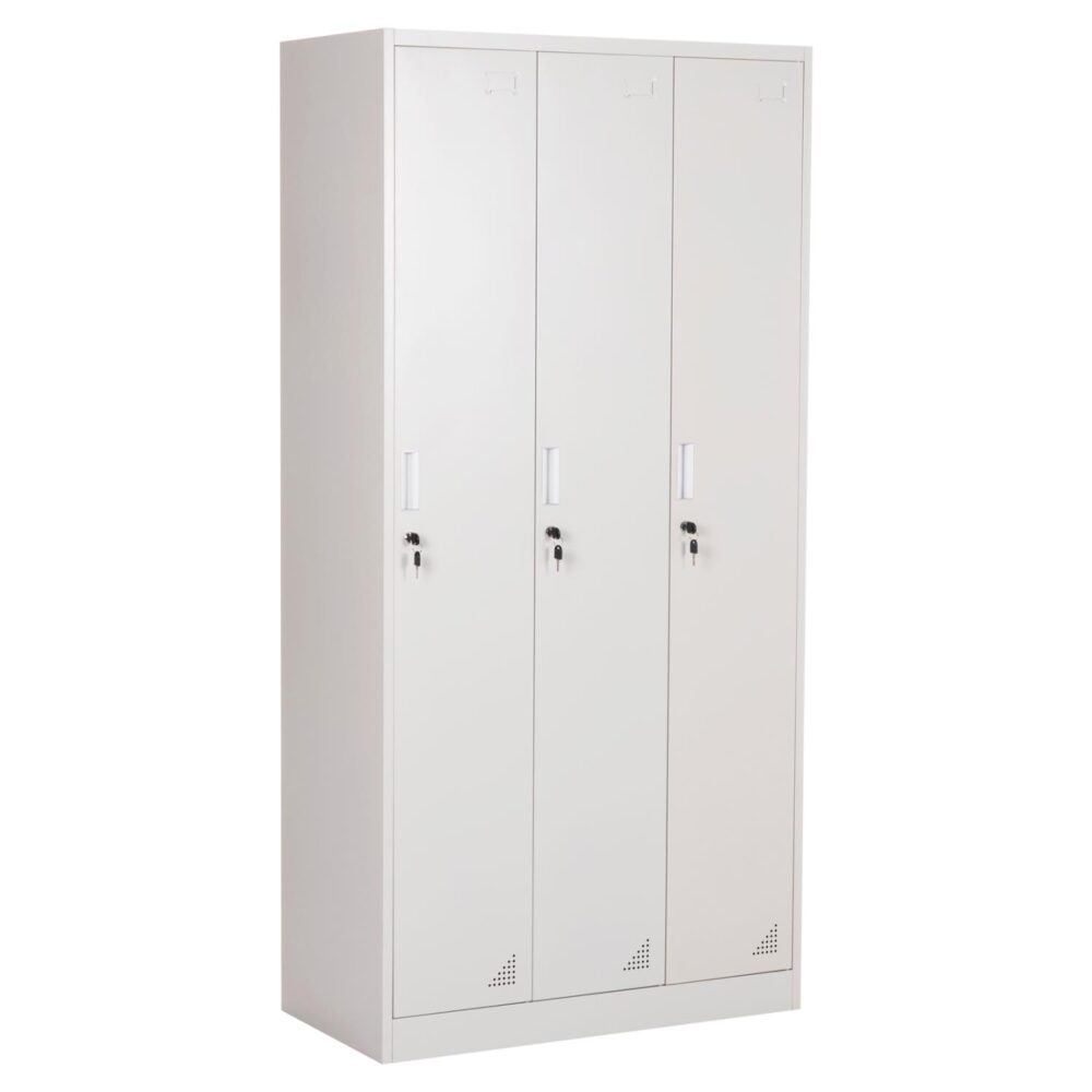 Ντουλάπα - Φοριαμός ALTONA Μεταλλικός με Κλειδαριές Γκρί 90x45x185Υ εκ. Ντουλάπα - Φοριαμός ALTONA Μεταλλικός με Κλειδαριές Γκρί 90x45x185Υ εκ.